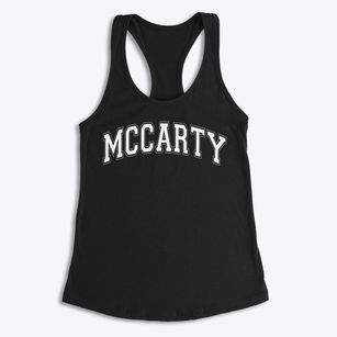 Mccarty Elementary School Varsity Arch Women's Racerback Tank