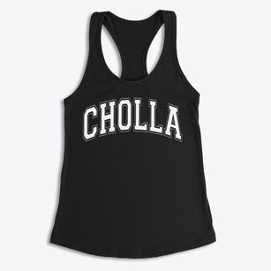 Cholla High Magnet School Varsity Arch Women's Racerback Tank