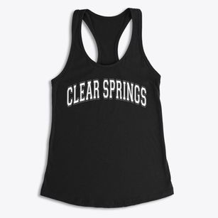 Clear Springs Elementary School Varsity Arch Women's Racerback Tank