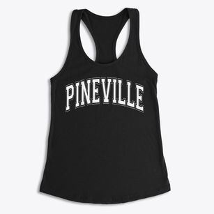 Pineville Elementary School Varsity Arch Women's Racerback Tank