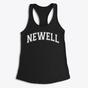 Newell Elementary School Varsity Arch Women's Racerback Tank