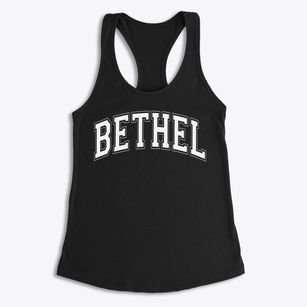 Bethel Christian Academy Varsity Arch Women's Racerback Tank