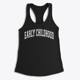 Early Childhood Development Center Varsity Arch Women's Racerback Tank