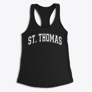 Saint Thomas The Apostle School Varsity Arch Women's Racerback Tank