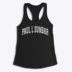 Paul L Dunbar Learning Center Varsity Arch Women's Racerback Tank