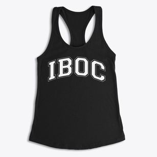 Iboc Christian Academy Varsity Arch Women's Racerback Tank