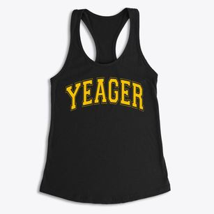 Yeager Elementary School Varsity Arch Women's Racerback Tank