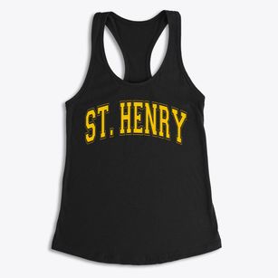 Saint Henry School Varsity Arch Women's Racerback Tank