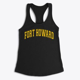 Fort Howard Elementary School Varsity Arch Women's Racerback Tank