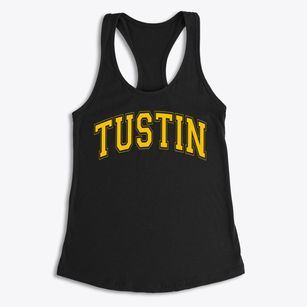 Tustin Memorial Elementary School Varsity Arch Women's Racerback Tank
