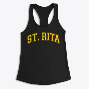 Saint Rita School Varsity Arch Women's Racerback Tank