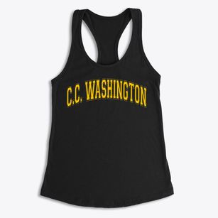 C.c. Washington Academy Varsity Arch Women's Racerback Tank