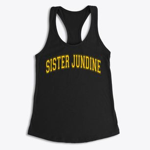 Sister Jundine School Varsity Arch Women's Racerback Tank