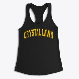 Crystal Lawn Elementary School Varsity Arch Women's Racerback Tank