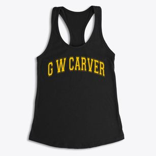 G W Carver Elementary School Varsity Arch Women's Racerback Tank