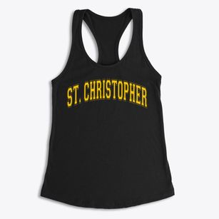 Saint Christopher School Varsity Arch Women's Racerback Tank