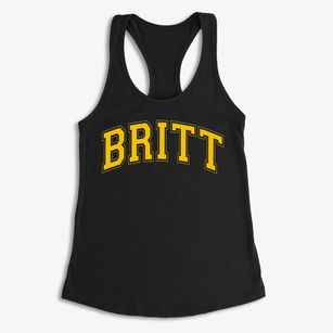 Britt Elementary School Varsity Arch Women's Racerback Tank