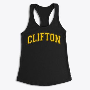 Clifton Elementary School Varsity Arch Women's Racerback Tank