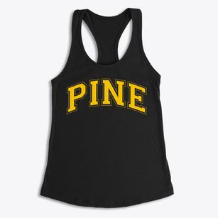 Pine High School Varsity Arch Women's Racerback Tank