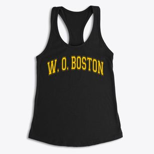 W. O Boston High School Varsity Arch Women's Racerback Tank
