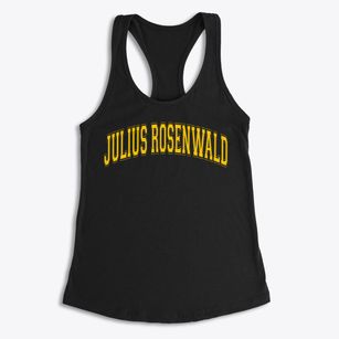 Julius Rosenwald Elementary School Varsity Arch Women's Racerback Tank