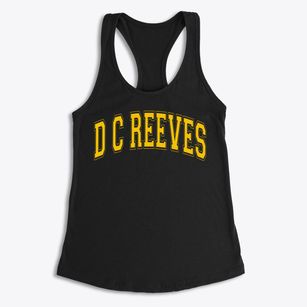 D C Reeves Elementary School Varsity Arch Women's Racerback Tank