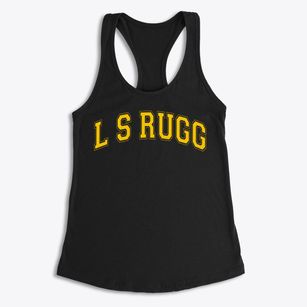 L S Rugg Elementary School Varsity Arch Women's Racerback Tank