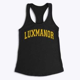 Luxmanor Elementary School Varsity Arch Women's Racerback Tank