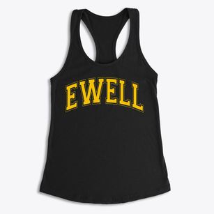 Ewell Elementary School Varsity Arch Women's Racerback Tank