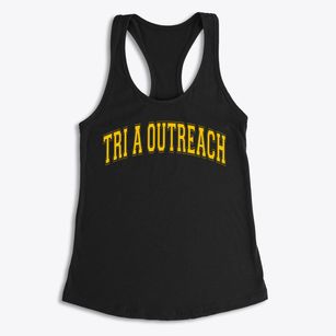 Tri A Outreach Center 2 Varsity Arch Women's Racerback Tank