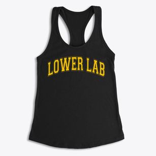 Lower Lab School Varsity Arch Women's Racerback Tank