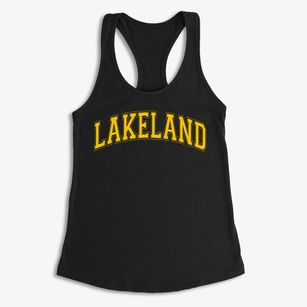 Lakeland Elementary School Varsity Arch Women's Racerback Tank
