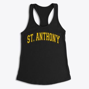 Saint Anthony School Varsity Arch Women's Racerback Tank