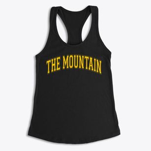 The Mountain Community School Varsity Arch Women's Racerback Tank