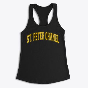 Saint Peter Chanel High School Varsity Arch Women's Racerback Tank