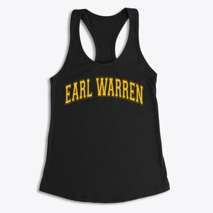 Earl Warren Elementary School Varsity Arch Women's Racerback Tank