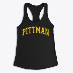 Pittman Center Elementary School Varsity Arch Women's Racerback Tank