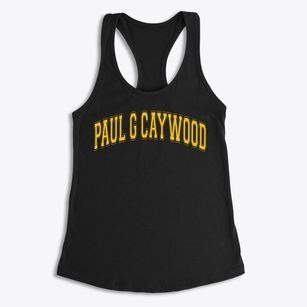 Paul G Caywood Elementary School Varsity Arch Women's Racerback Tank