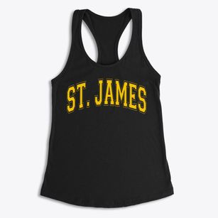 St. James Parish Varsity Arch Women's Racerback Tank