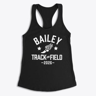 Bailey Middle School Track and Field Women's Racerback Tank