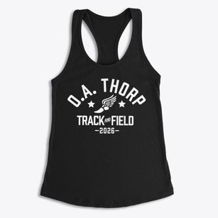 O.a. Thorp Scholastic Academy Track and Field Women's Racerback Tank