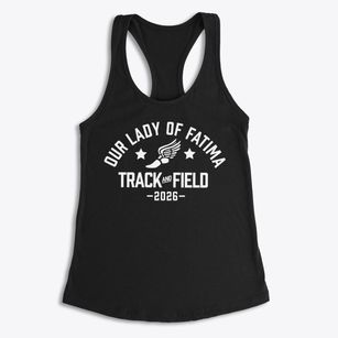 Our Lady Of Fatima School Track and Field Women's Racerback Tank