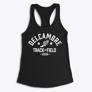 Delcambre Elementary School Track and Field Women's Racerback Tank