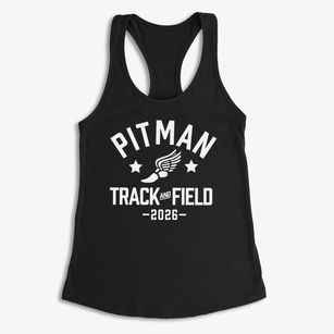 Pitman Memorial Elementary School Track and Field Women's Racerback Tank