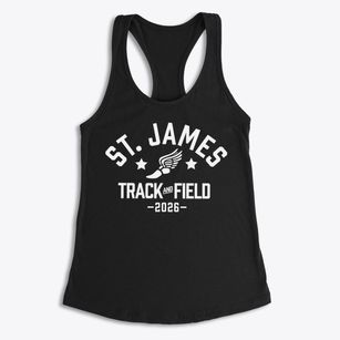 Saint James School Track and Field Women's Racerback Tank