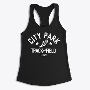 City Park Elementary School Track and Field Women's Racerback Tank