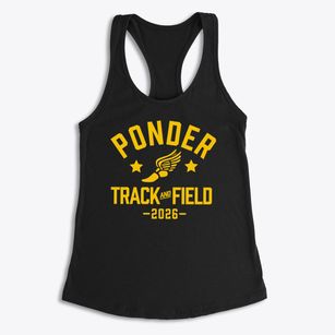 Ponder High School Track and Field Women's Racerback Tank
