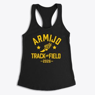 Armijo High School Indians Track and Field Women's Racerback Tank