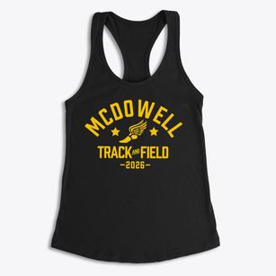Mcdowell Elementary School Track and Field Women's Racerback Tank