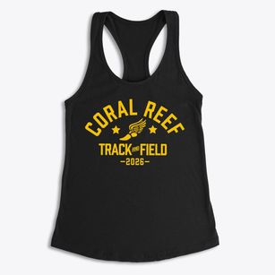 Coral Reef High School Track and Field Women's Racerback Tank